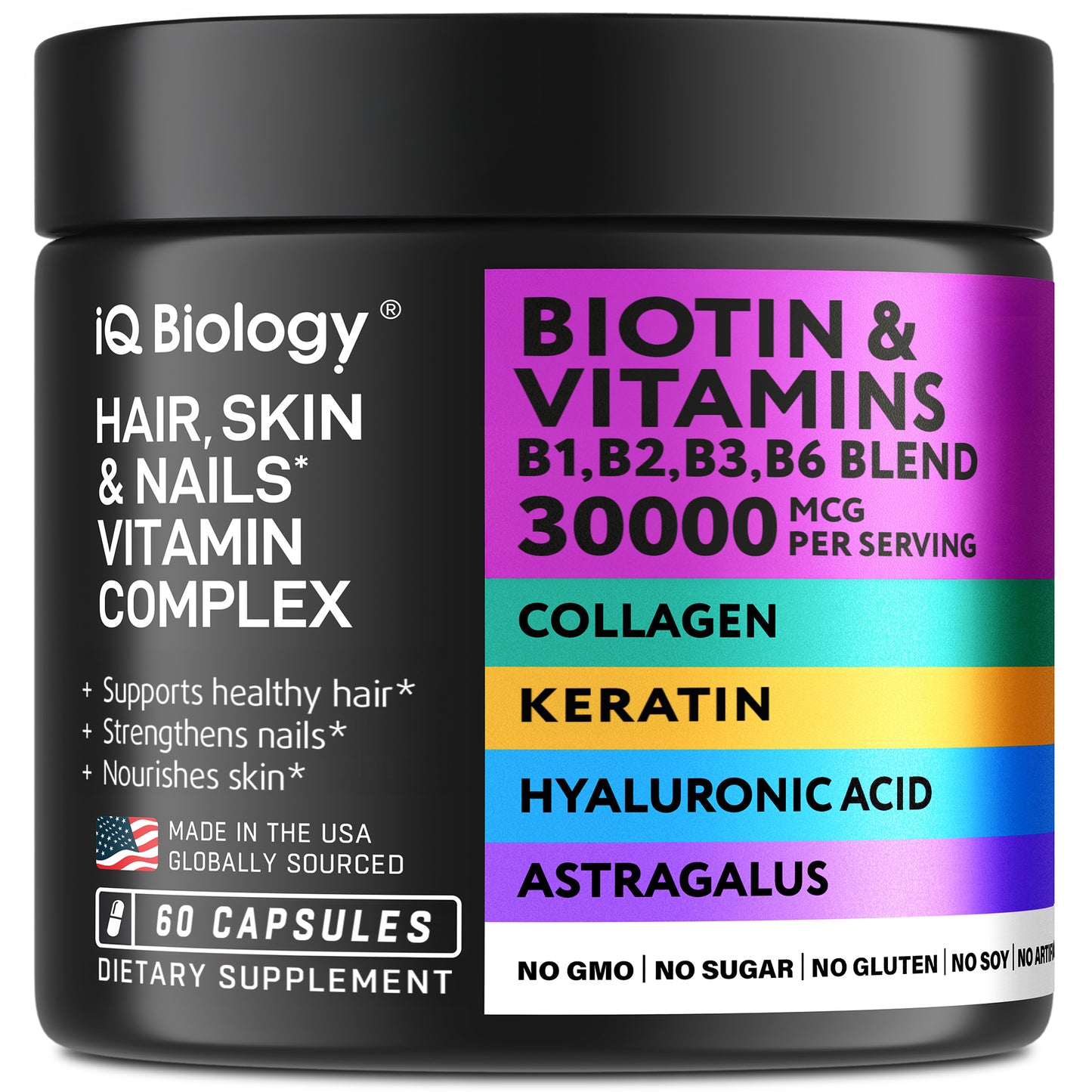 Biotin Collagen Keratin Supplement