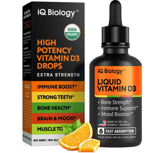 Vitamin D3 10000 IU (250 mcg) – Liquid Oral Drops